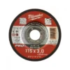 DISQUE A TRONCONNER PRO+ PIERRE 115MM EPAISSEUR3 MM PRO+ 1PC - Milwaukee | 4932451499