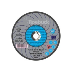 DISQUE DEA.125 - D.125X6 EBARBAGE - ACIER - ROEBUCK | 866826