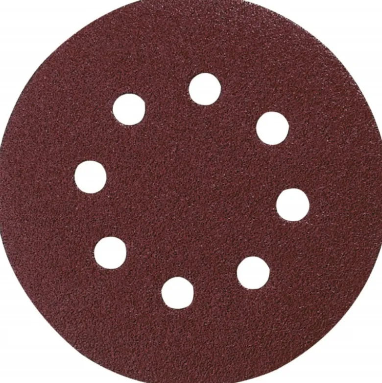 Disques abrasifs Ø 125mm auto-agrippant 8 trous (bois/métal) Grain 40, Qté 10 Makita | P-43533