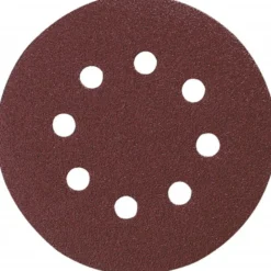 Disques abrasifs Ø 125mm auto-agrippant 8 trous (bois/métal) Grain 180, Qté 10 Makita | P-43583