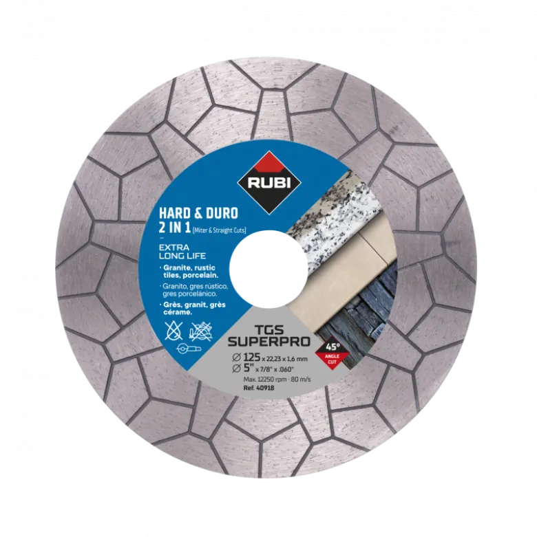 Disque TGS 125 SUPER PRO - RUBI | 40918