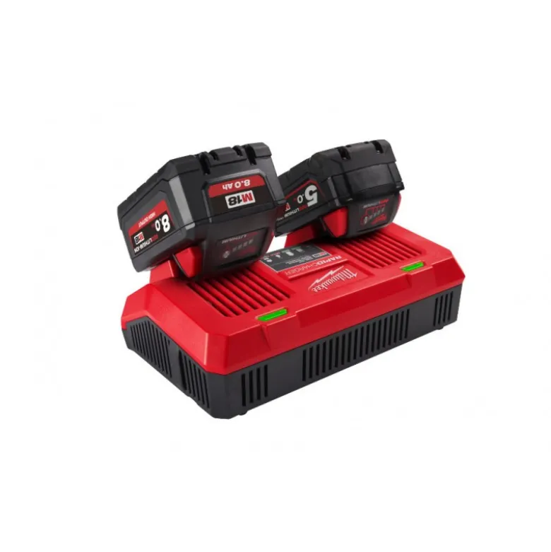 Double chargeur rapide 18 volts M18 DFC Milwaukee | 4932472073