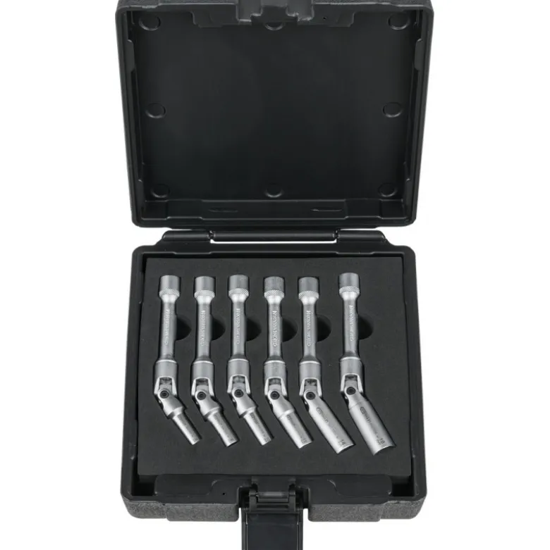 Douille cardan 3/8'' spécial bougies de préchauffage, 6 pcs KS Tools | 500.7320