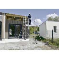 ECHAFAUDAGE ROULANT ACIER - ALTITUDE ACIER - LONGUEUR 2M00 - GC MONOBLOC - Duarib LD | 8120012