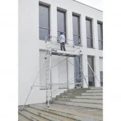 ECHAFAUDAGE ROULANT ACIER - ROLLSTAR - LONGUEUR 2M54 - GC MONOBLOC - Duarib LD | 8325032