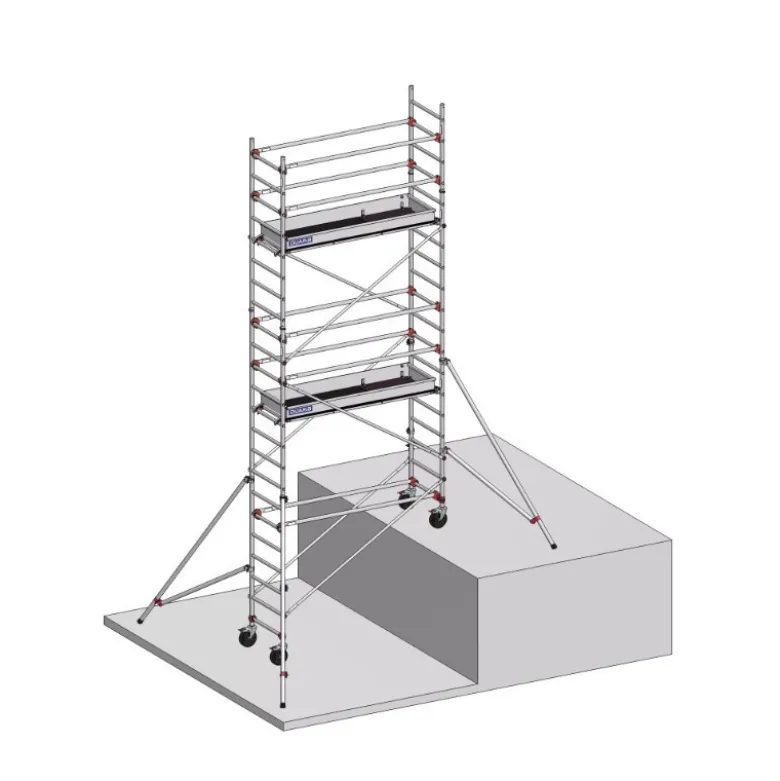 ECHAFAUDAGE ROULANT AL300 Standard- ALTITUDE ALU - LONG. 3M00 - BASE STD - GC LISSES - Duarib LD | 613912