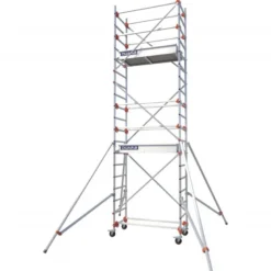 ECHAFAUDAGE ROULANT ALU - ALTITUDE ALU - LONG. 1M35 - BASE PLIAN - GC LISSES - Duarib LD | 613152