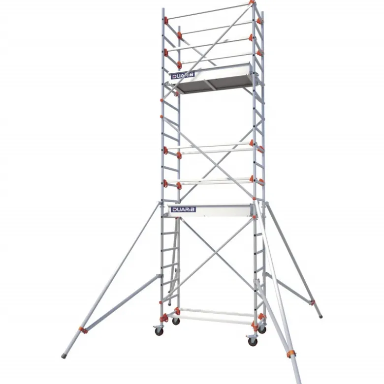 ECHAFAUDAGE ROULANT ALU - ALTITUDE ALU - LONG. 1M35 - BASE PLIAN - GC LISSES - Duarib LD | 613152