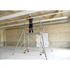 ECHAFAUDAGE ROULANT ALU - ALTITUDE ALU - LONG. 1M65 - BASE STD - GC LISSES - Duarib LD | 613312