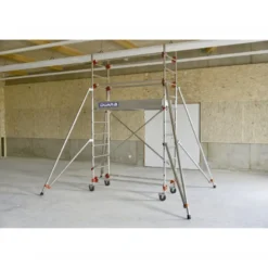 ECHAFAUDAGE ROULANT ALU - ALTITUDE ALU - LONG. 1M65 - BASE PLIAN - GC LISSES - Duarib LD | 613352