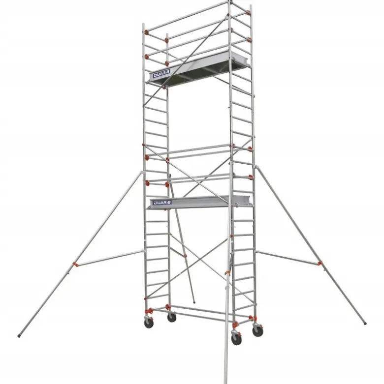 ECHAFAUDAGE ROULANT ALU - ALTITUDE ALU - LONG. 2M05 - BASE STD - GC LISSES - Duarib LD | 613712