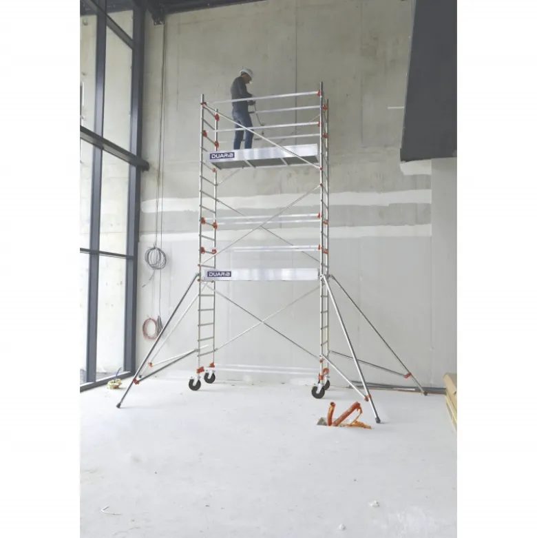ECHAFAUDAGE ROULANT ALU - ALTITUDE ALU - LONG. 2M05 - BASE STD - GC MONOBLOC - Duarib LD | 613722