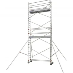 ECHAFAUDAGE ROULANT ALU - ALTITUDE ALU - LONG. 2M55 - BASE STD - GC MONOBLOC - Duarib LD | 613822