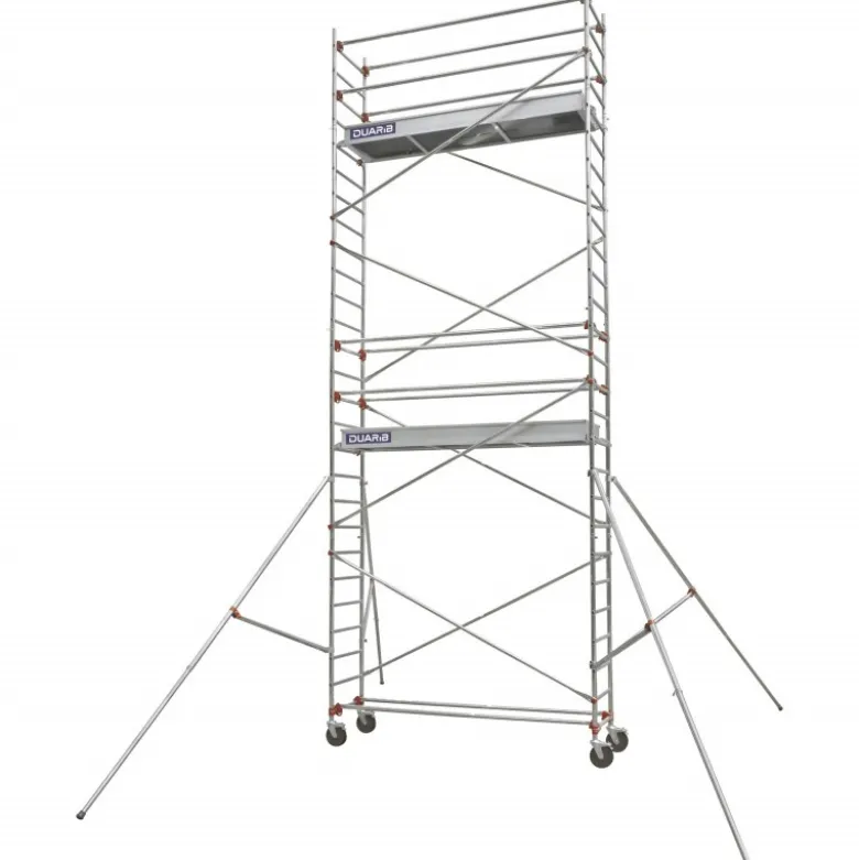 ECHAFAUDAGE ROULANT ALU - ALTITUDE ALU - LONG. 2M55 - BASE STD - GC MONOBLOC - Duarib LD | 613822