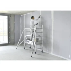 ECHAFAUDAGE ROULANT ALUMINIUM - DOCKER MINI - LONGUEUR 1M44 - GC MONOBLOC - Duarib | 7014001
