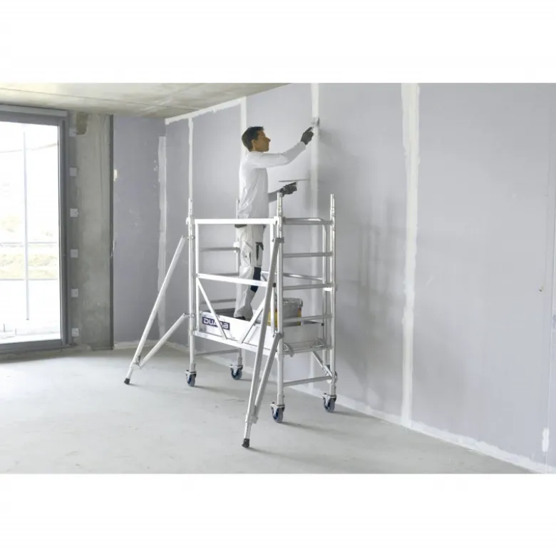 ECHAFAUDAGE ROULANT ALUMINIUM - DOCKER MINI - LONGUEUR 1M44 - GC MONOBLOC - Duarib | 7014001