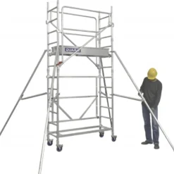 ECHAFAUDAGE ROULANT ALUMINIUM - DOCKER MINI - LONGUEUR 1M44 - GC MONOBLOC - Duarib | 7014001