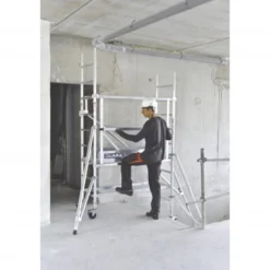 ECHAFAUDAGE ROULANT ALUMINIUM - DOCKER MINI - LONGUEUR 1M44 - GC MONOBLOC - Duarib | 7014001