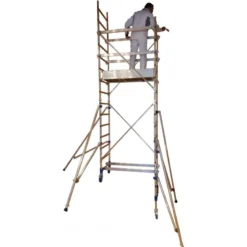 Echafaudages roulants aluminium Insider 120 color plancher 4,80m Tubesca-Comabi | 26402450