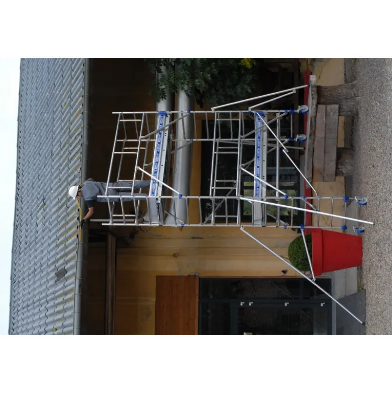 Echafaudages roulants aluminium Totem 2 line 250 plancher 250 plancher 2,90m Tubesca-Comabi | 22403730