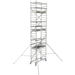 Echafaudages roulants aluminium Echafaudage roulant cross 180 plancher 9.85m Tubesca-Comabi | 26404680