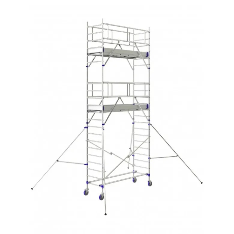 Echafaudages roulants aluminium Totem 2 line 250 plancher 250 plancher 5,90m Tubesca-Comabi | 22403760