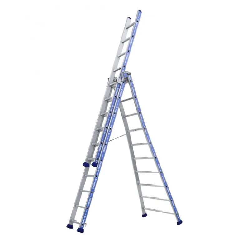 Echelles Platinium transformable 3 plans 3x8 échelons Tubesca-Comabi | 02443608