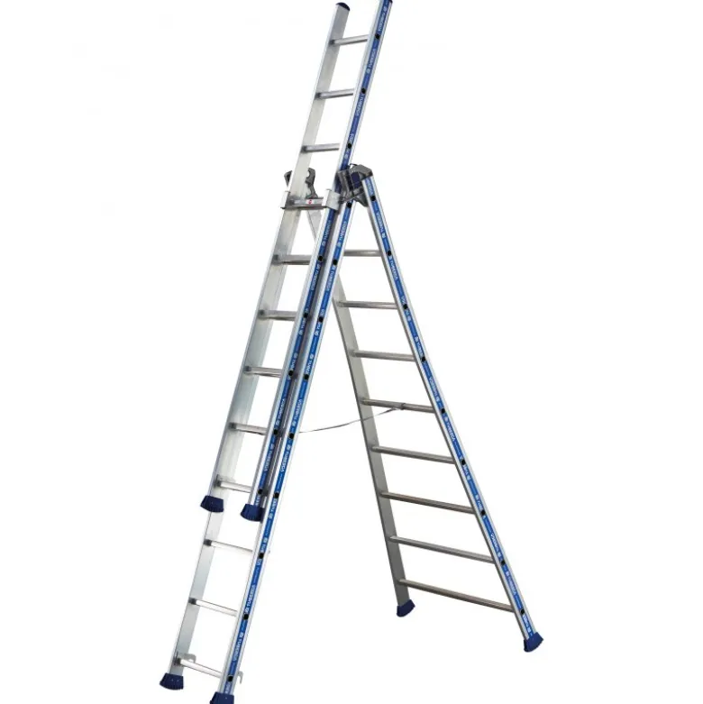 Echelles Platinium transformable 3 plans 3x12 échelons Tubesca-Comabi | 02443612
