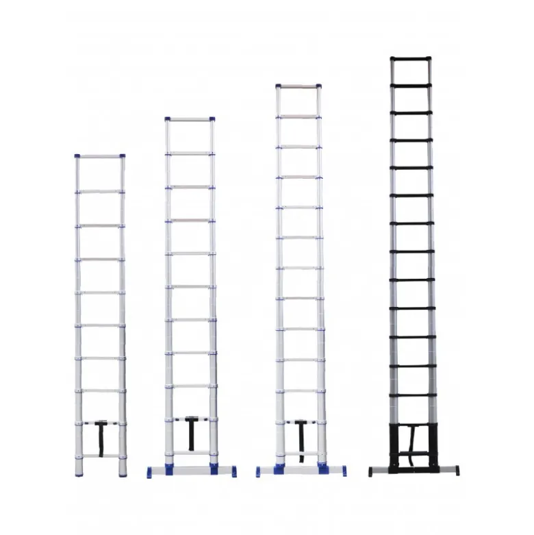 Echelle télescopique 3.8m en Aluminium 13 marches Tubesca-Comabi | 00094838