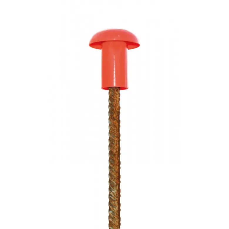 EMBOUT DE SECURITE ROUGE FLUO (SAC DE 25) TALIAPLAST | 600411