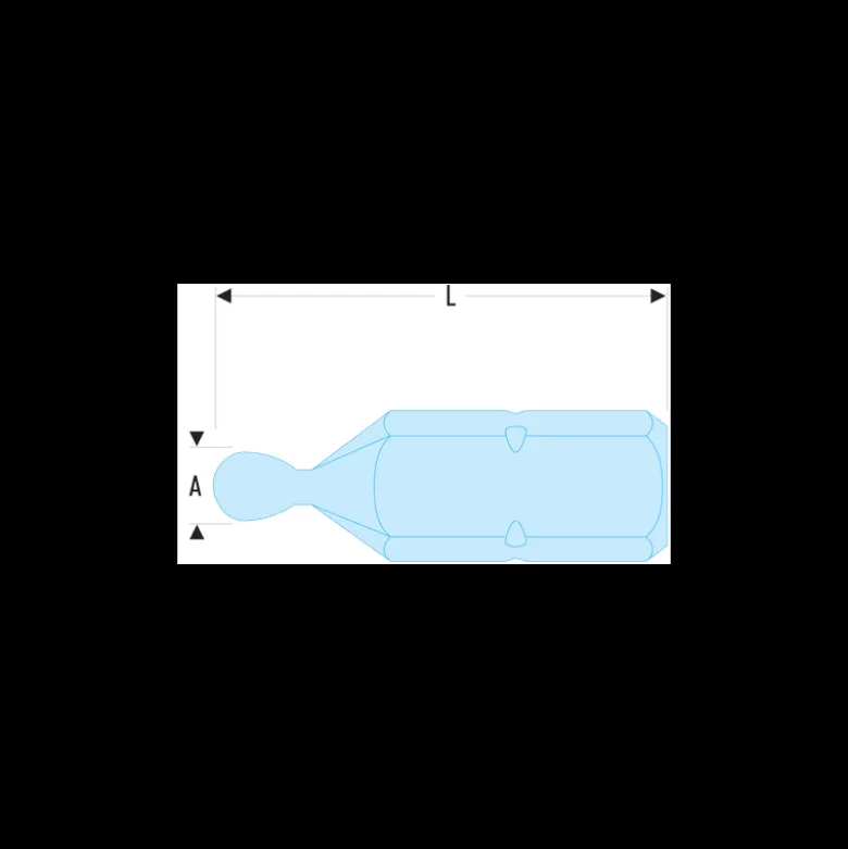 Embout de vissage 6mm standard (série 1) à tête sphérique pour vis 6 pans creux Facom | ETS.106