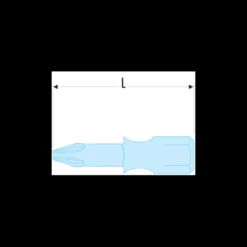 Embout de vissage PZ3 haute performance (série 1) pour vis cruciformes Pozidriv Facom | ED.103T