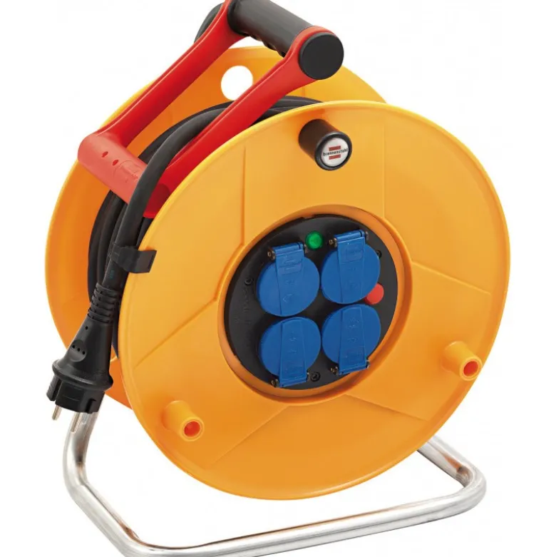 Enrouleur de câble Standard PRO, 33m de câble H07RN-F 3G2,5, IP44 - Brennenstuhl | 1206961