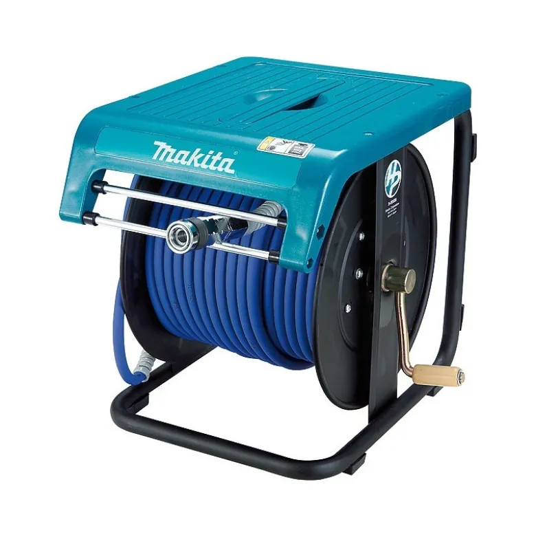 Enrouleurs pour tuyaux haute pression (tuyau inclus) Longueur 30m Makita | B-80008