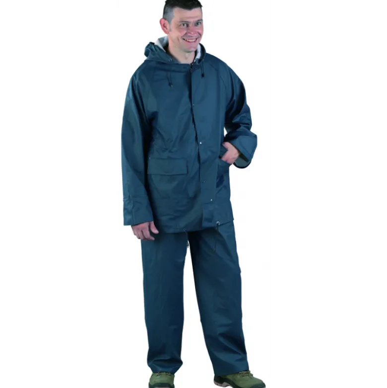Ensemble de pluie 300 gr PU / PVC - bleu - Coverguard | 50920