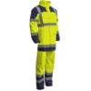 Ensemble de pluie - HYDRA - Parka: 300D Oxford + Pantalon: 300D Oxford - Jaune HV/Marine - COVERGUARD | 7HYDY