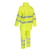 Ensemble de pluie - KAWA - 150D Oxford 100% PES enduit PU 140g/m2 - Jaune HV - COVERGUARD | 5KAW160