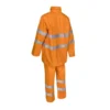 Ensemble de pluie - KAWA - 150D Oxford 100% PES enduit PU 140g/m2 - Orange HV - COVERGUARD | 5KAW170