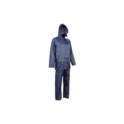 Ensemble de pluie - PLUVIO - 100% Polyester enduit PVC souple 200g/m2 - Marine - COVERGUARD | 5PLS120