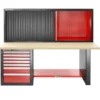 Etabli charge lourde 2 mètres 6 tiroirs et armoire JLS2-MHTR - FACOM FRANCE | JLS2-2MW7DSCL