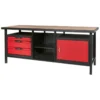 Etabli professionnel d'atelier 1 porte et 3 tiroirs, L.2m - KS Tools | 865.0210