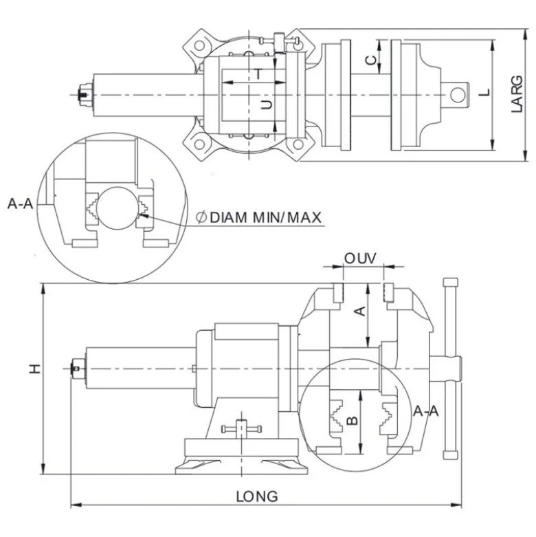 Etaux multifonction EMF | EMF150