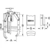 Extracteur universel à 3 griffes utilisation avec vérin hydrau, 700x400x30 mm KS Tools | 640.0330