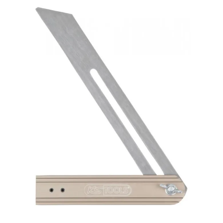 Fausse equerre à coulisse KS 250mm - talon en fonte, lame acier - KS Tools | 300.0230
