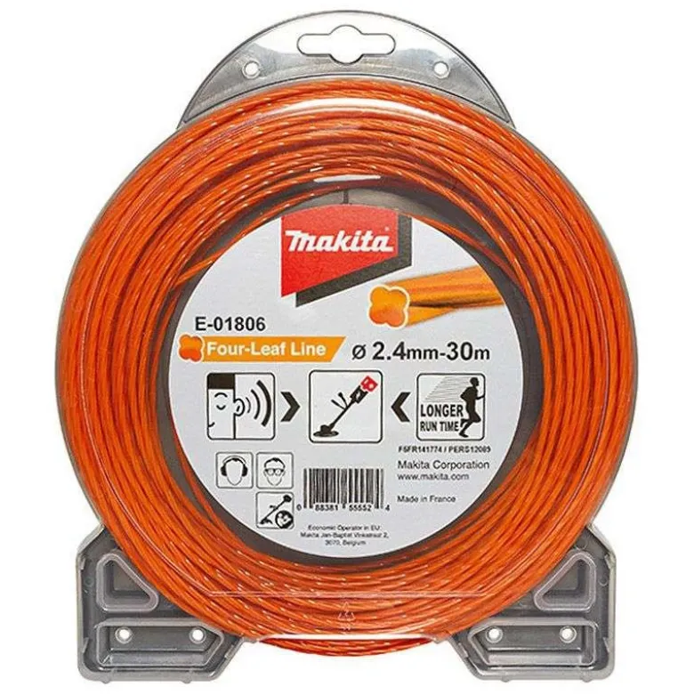 FIL NYLON TREFLE TORSADE 2.4-30M MAKITA | E-01806