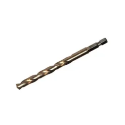 Forets à métaux HSS titane, hexagonaux 1/4'' Ø 5mm, Longueur totale 105mm, Longueur utile 65mm Makita | D-14962