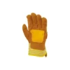 Gants de docker - croûte vachette jaune - paume renfort fleur - Eurotechnique | 153