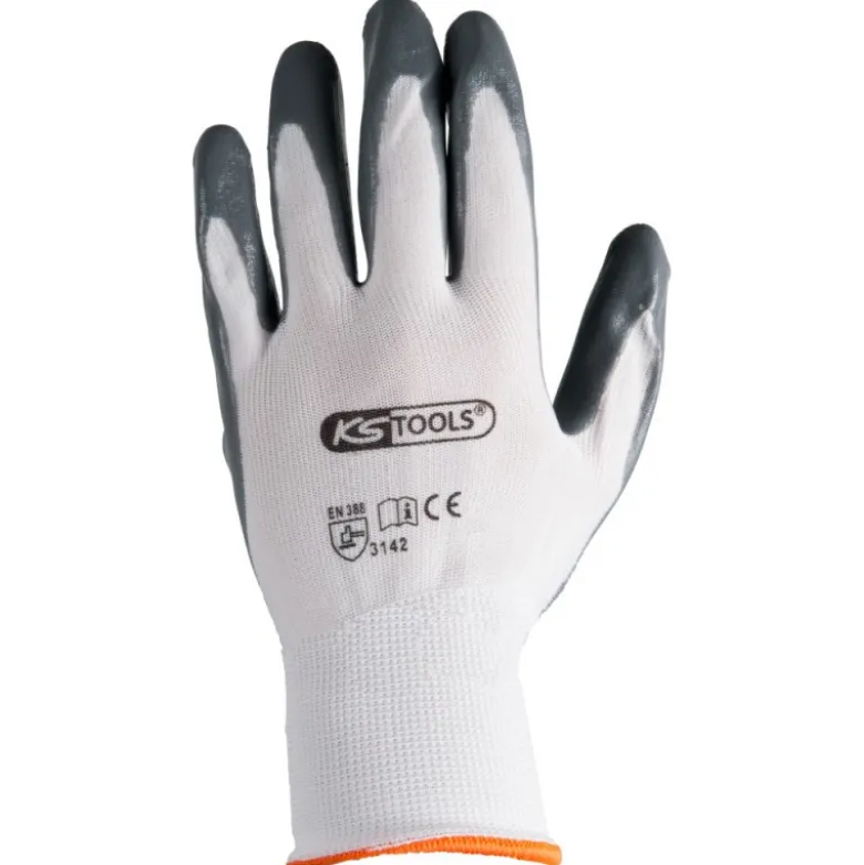 Gants de protection respirants en Nitrile, XL KS Tools | 310.0418