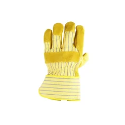 Gants docker croûte vachette jaune, paume renfort fleur +CAR - COVERGUARD | MOP153