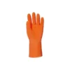 Gants enduits latex / nitrile - crêpé orange - Eurotechnique | 3817
